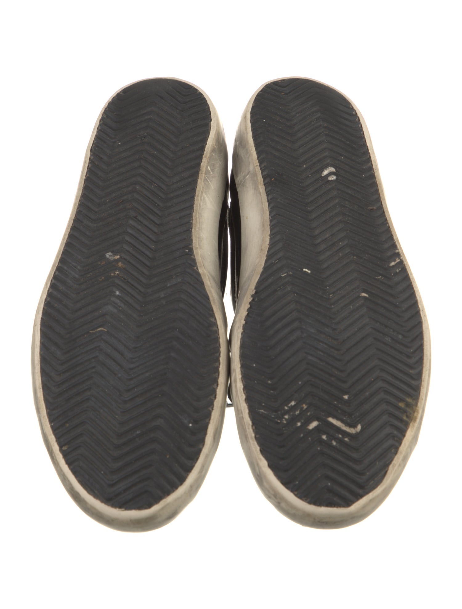 Golden Goose Leather Colorblock Pattern Sneakers